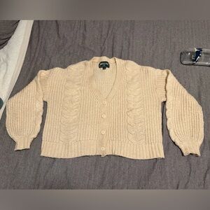 American eagle cable knit cardigan